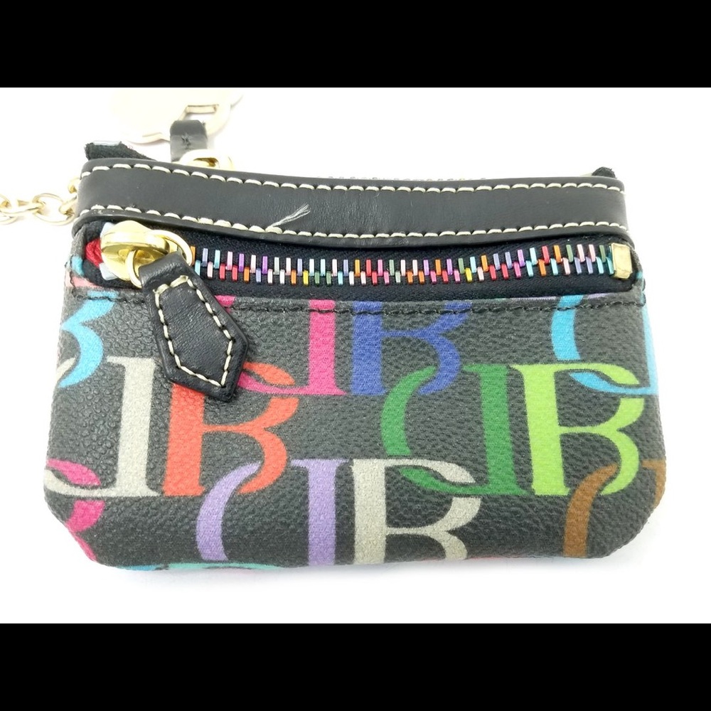 Dooney & Bourke Multicolor Key Chain Wallet - Picture 2 of 4